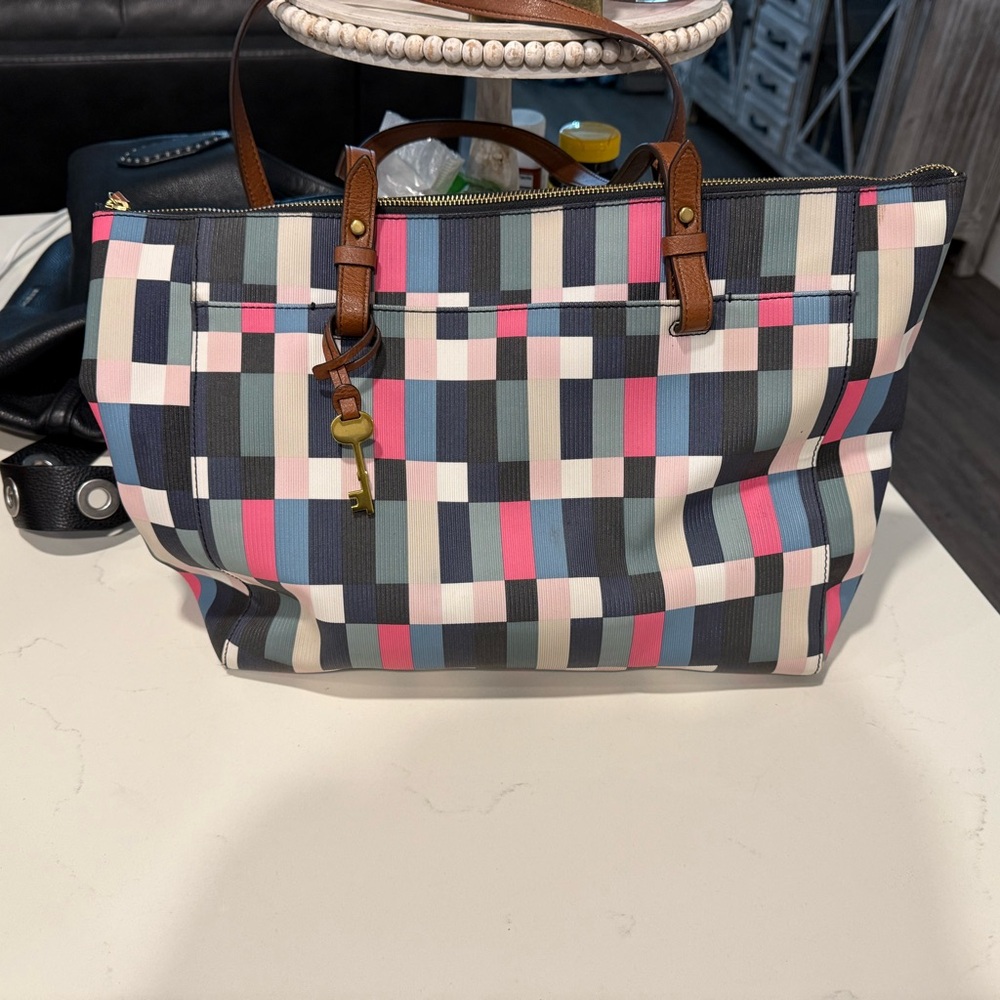 Fossil Rachel Large Tote Pixel